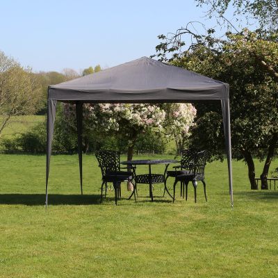 3m x 3m Pop Up Gazebo - Grey