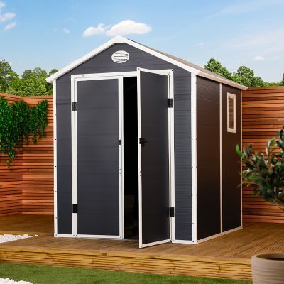 Plastic Shed 6.3ft x 6.2ft