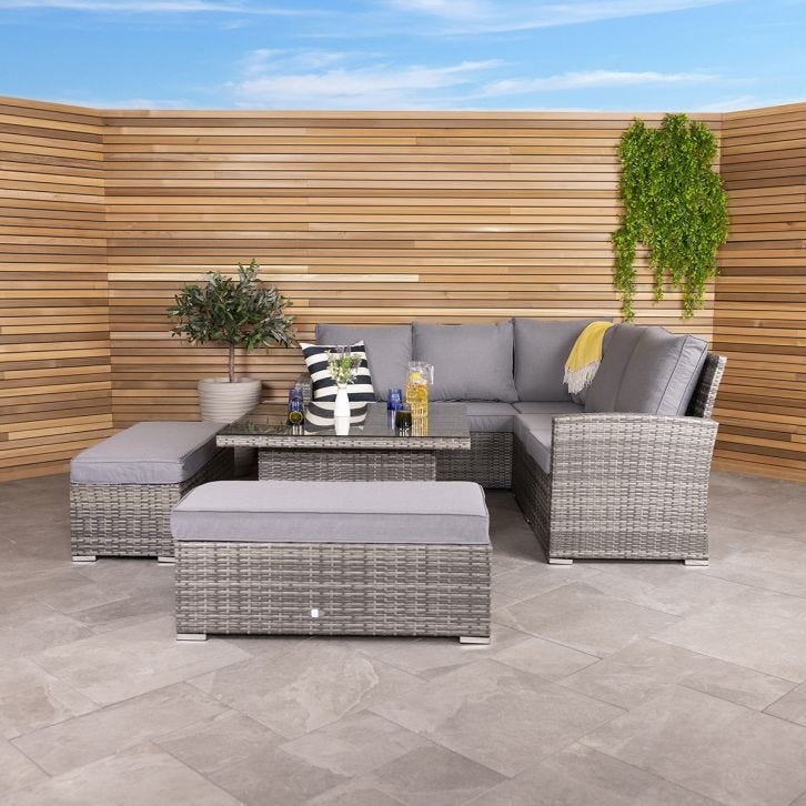 Charles bentley corner lounge set deals