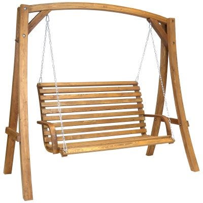 Garden Wooden Swing Seat