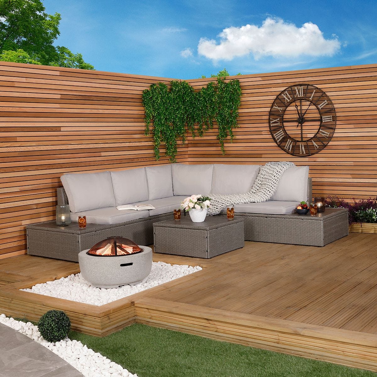 Charles bentley corner lounge set deals